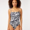 Rip Curl Afterglow Bandeau Badpak Met Bloemen shopping pas cher 22