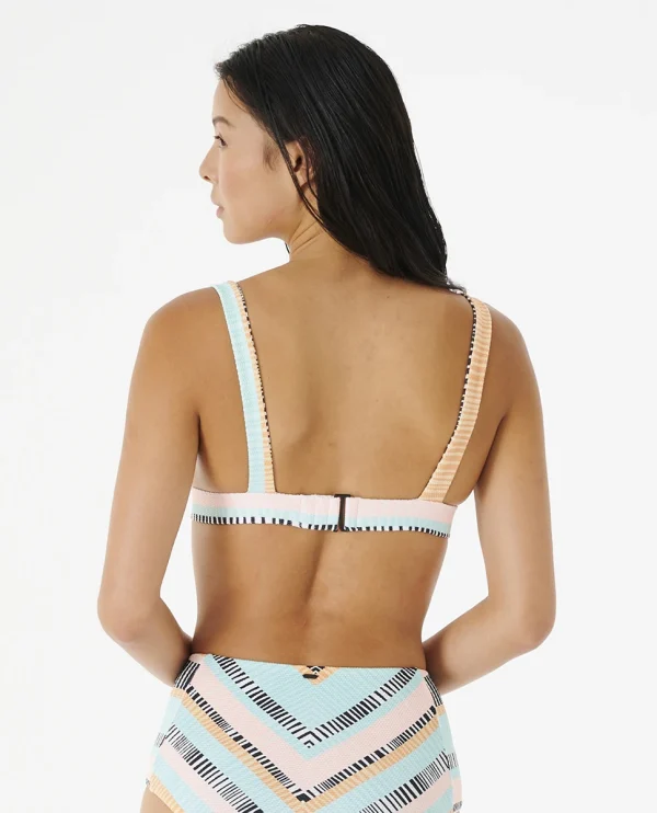 Rip Curl Ripple Effect Cropped Bikinitop prix pas cher 4