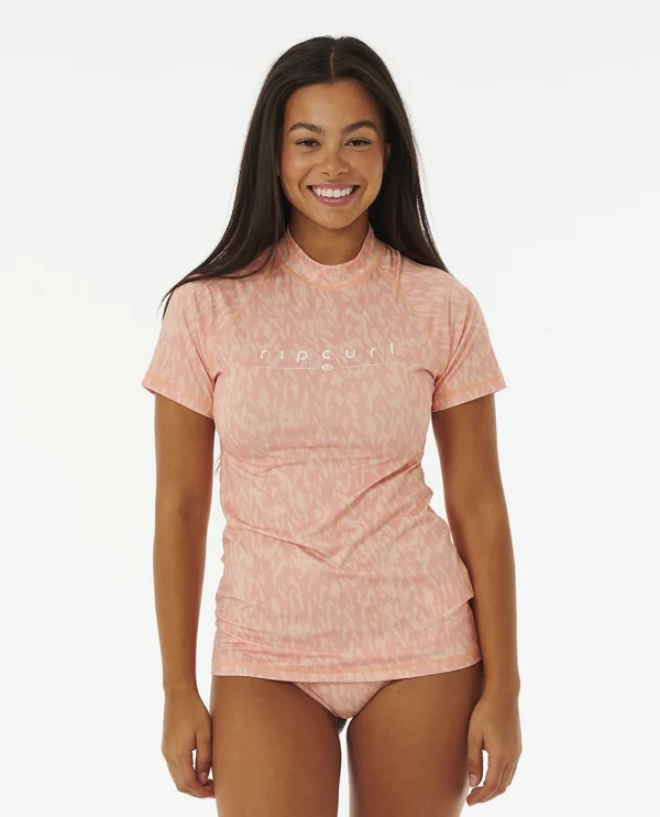 Rip Curl Golden Rays UV T-shirt Met Korte Mouwen Top ventes 1