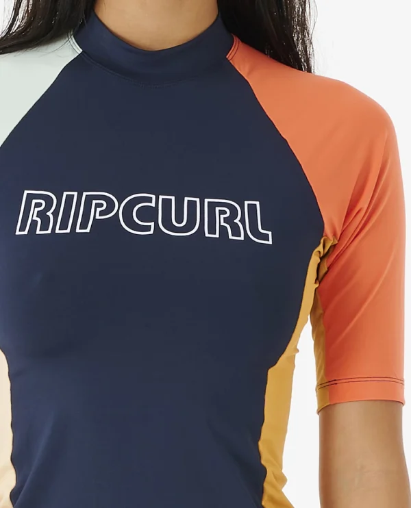 Rip Curl Day Break UPF Top Met Korte Mouwen soldes en ligne 6