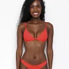 site soldes Rip Curl Premium Surf Banded Fixed Triangle Bikini Top 22