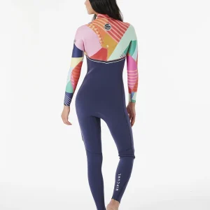 meilleur cadeau Rip Curl Women E Bomb 3/2 Zip Free Wetsuit 6