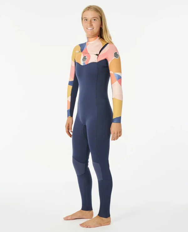 outlet Rip Curl Women Dawn Patrol 5/3 Chest Zip Wetsuit 3