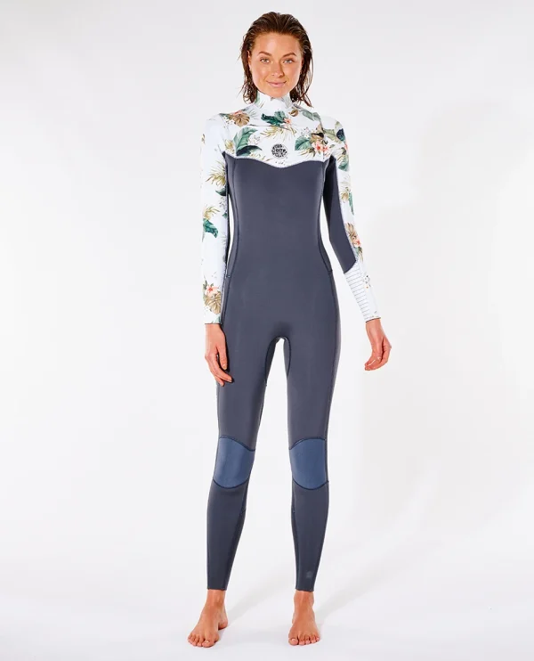 Protections acheteurs Rip Curl Women Dawn Patrol 4/3 Chest Zip Wetsuit 3