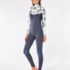 Protections acheteurs Rip Curl Women Dawn Patrol 4/3 Chest Zip Wetsuit 16