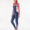 Rip Curl Women Dawn Patrol 4/3 Chest Zip Wetsuit meilleure qualité 10