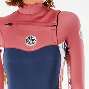 Rip Curl Women Dawn Patrol 4/3 Chest Zip Wetsuit meilleure qualité 15