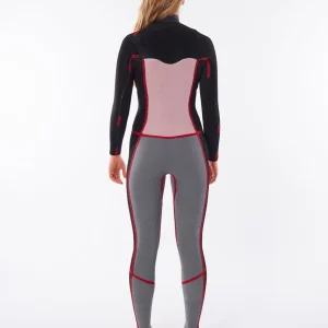 haute qualité Rip Curl Women Dawn Patrol 3/2 Chest Zip Wetsuit 18