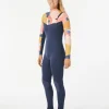 Rip Curl Women Dawn Patrol 3/2 Chest Zip Wetsuit meilleure qualité 13