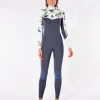 Rip Curl Women Dawn Patrol 3/2 Chest Zip Wetsuit grande qualité 22