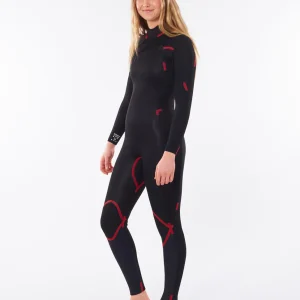 marque pas cher Rip Curl Women Omega 4/3 Back Zip Wetsuit 18