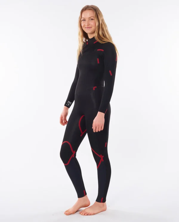 marque pas cher Rip Curl Women Omega 4/3 Back Zip Wetsuit 7