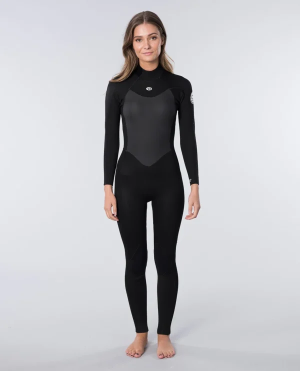 officiel Rip Curl Women Omega 4/3 Back Zip Wetsuit 1