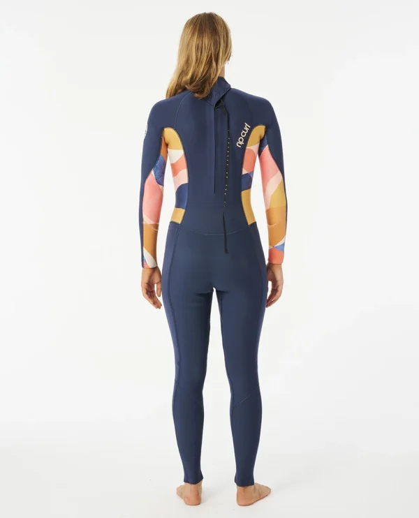 luxe soldes Rip Curl Women Dawn Patrol 4/3 Back Zip Wetsuit 4