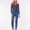 fashion pas cher Rip Curl Women Omega 3/2 Back Zip Wetsuit 8