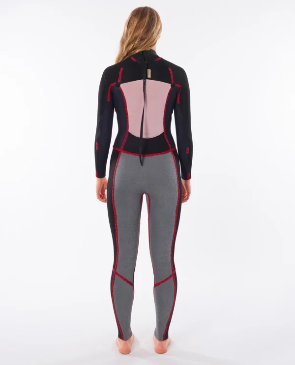 Rip Curl Women Dawn Patrol 3/2 Back Zip Wetsuit qualité d’originales 11