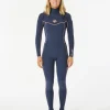 boutiqued en ligne Rip Curl Women Dawn Patrol 5/3 Performance Chest Zip Wetsuit 20