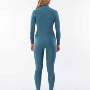 boutique pas cher Rip Curl Women Dawn Patrol 3/2 Chest Zip Performance Wetsuit 10