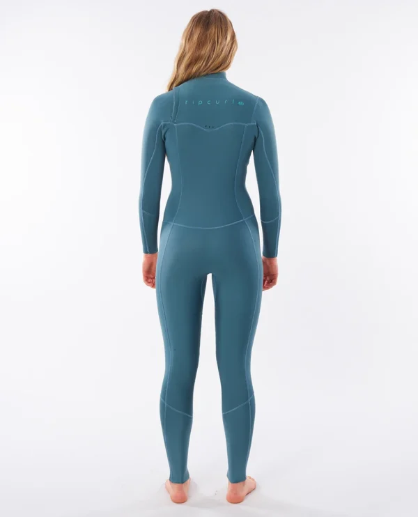 boutique pas cher Rip Curl Women Dawn Patrol 3/2 Chest Zip Performance Wetsuit 3