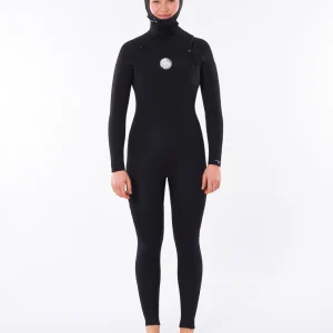 Rip Curl Women Dawn Patrol 5/4 Chest Zip Wetsuit grand choix 14