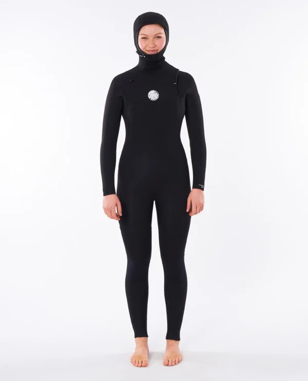 Rip Curl Women Dawn Patrol 5/4 Chest Zip Wetsuit grand choix 4