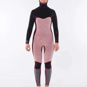 Rip Curl Women Dawn Patrol 5/4 Chest Zip Wetsuit grand choix 16