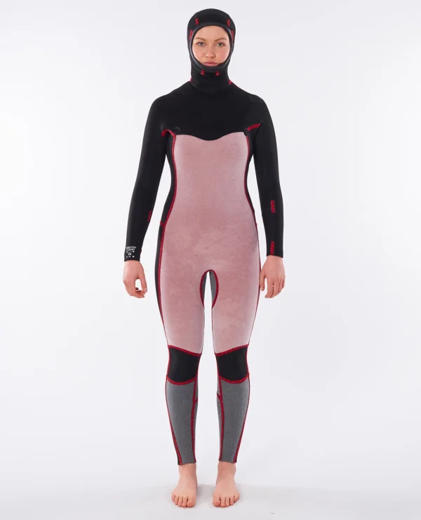 Rip Curl Women Dawn Patrol 5/4 Chest Zip Wetsuit grand choix 5