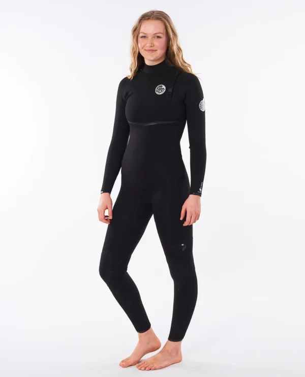 offre spéciale Rip Curl Women E Bomb 4/3 Zip Free Wetsuit 1